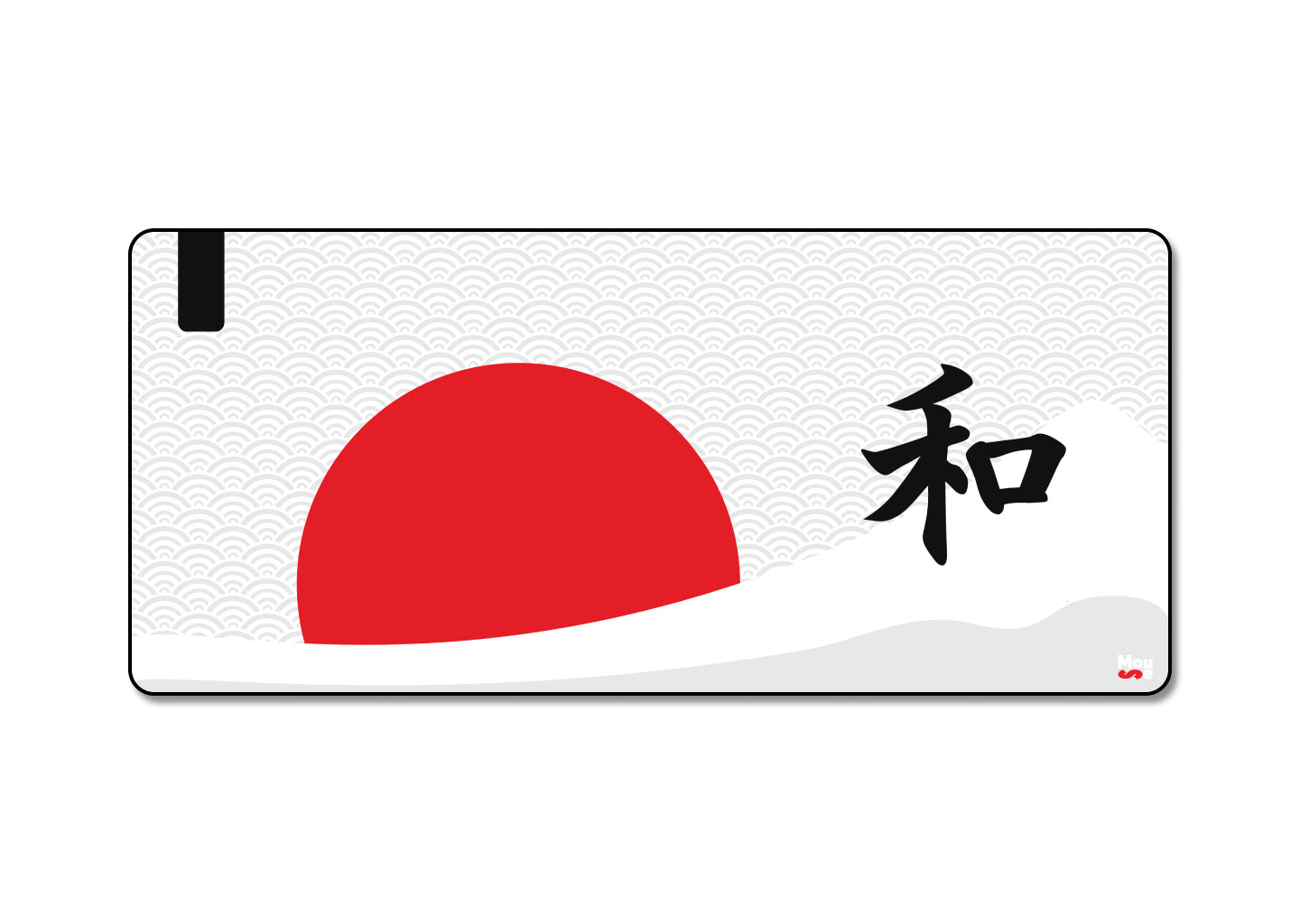 Harmony | XXL Mousepad [White-Red]