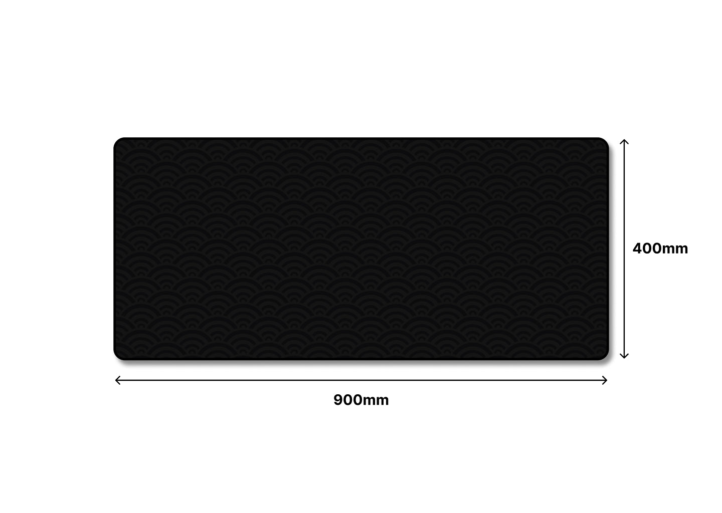 Waves | XXL Mousepad [Black]