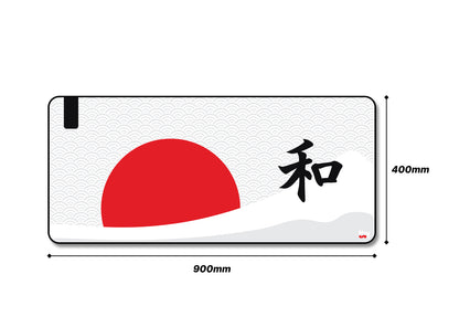 Harmony | XXL Mousepad [White-Red]